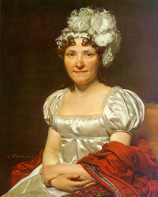 Jacques-Louis  David Portrait of Charlotte David oil painting image